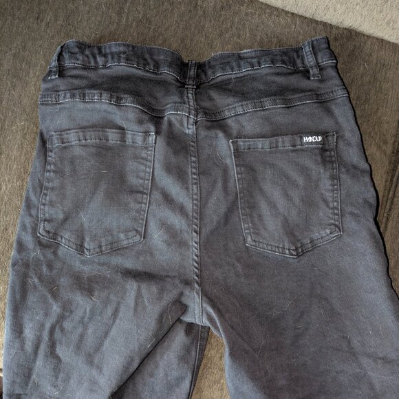 Men's Black Jean Shorts - Picture 3 of 3